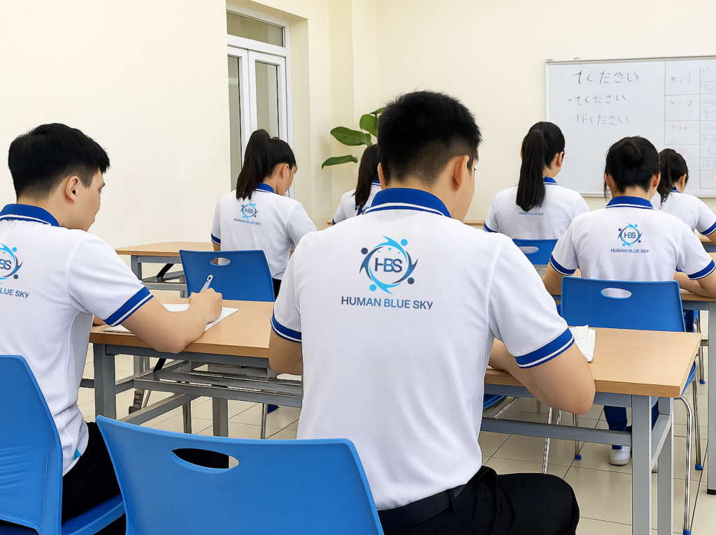 học tiếng Nhật, humanblue sky