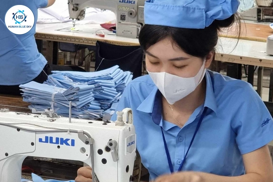 humanbluesky, hbs, xuất khẩu lao động Nhật Bản