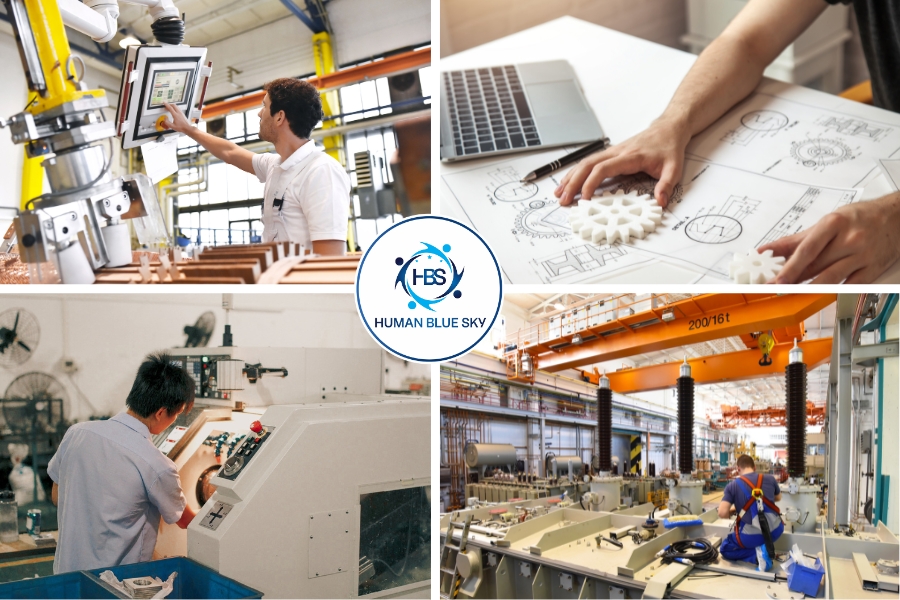 human blue sky, du học nghề đức ngành cơ khí