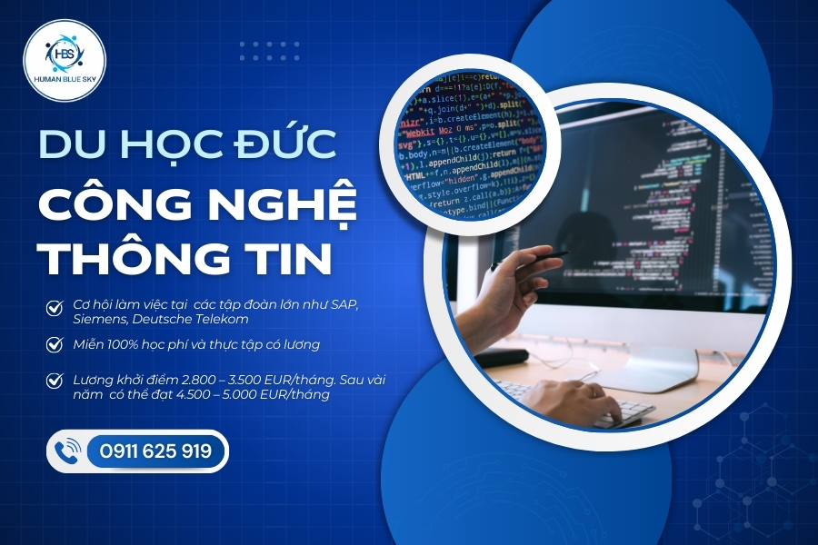 human blue sky, du học nghề đức ngành công nghệ thông tin
