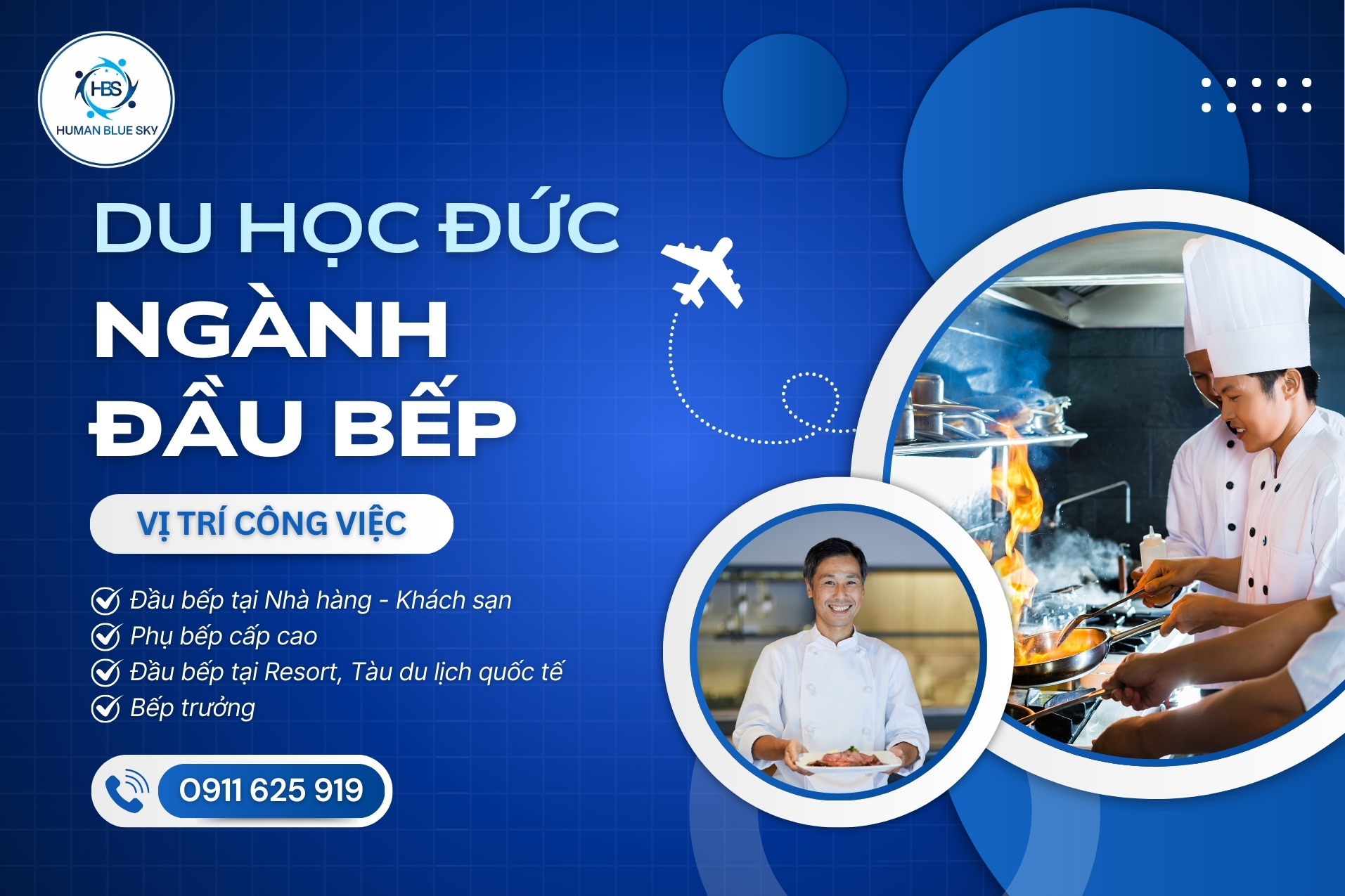 human blue sky, du học nghề đức ngành đầu bếp