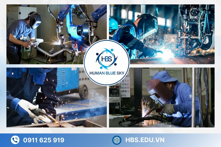 human blue sky, xuất khẩu lao động đơn hàn bán tự động