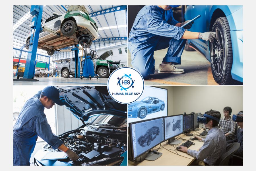 các công việc của kỹ sư ô tô 