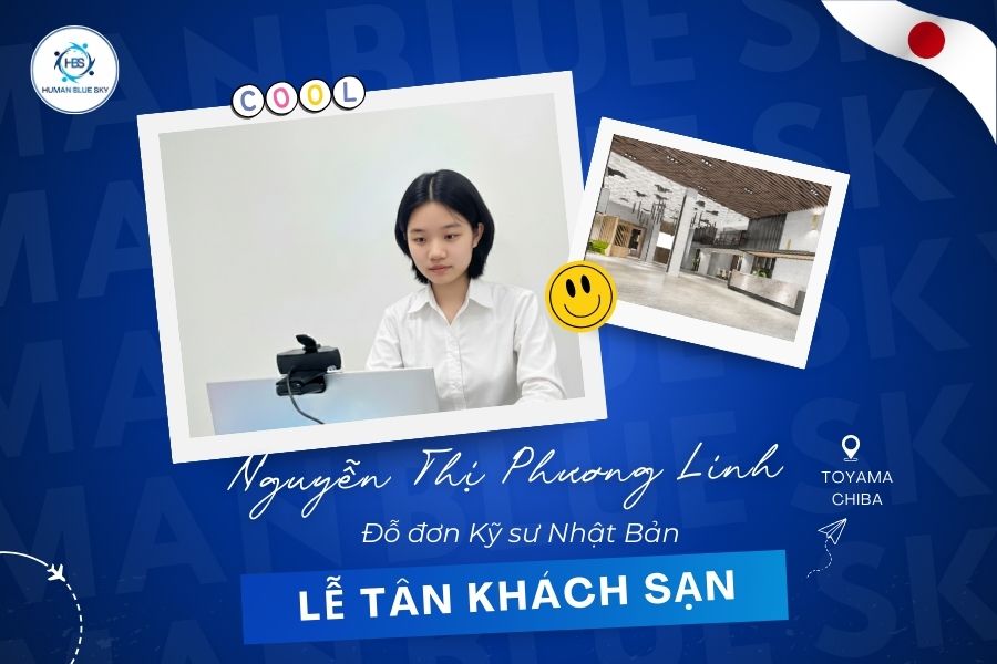 human blue sky, đỗ đơn kỹ sư khách sạn